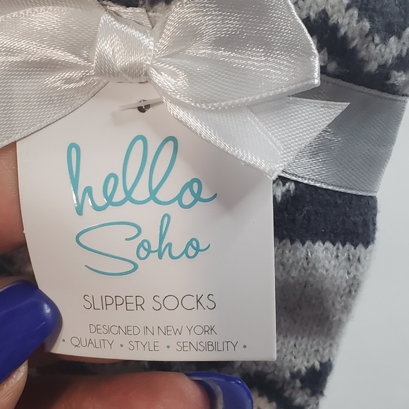 Hello Soho 2 Pack Cozy Slipper Socks - Picture 5 of 5